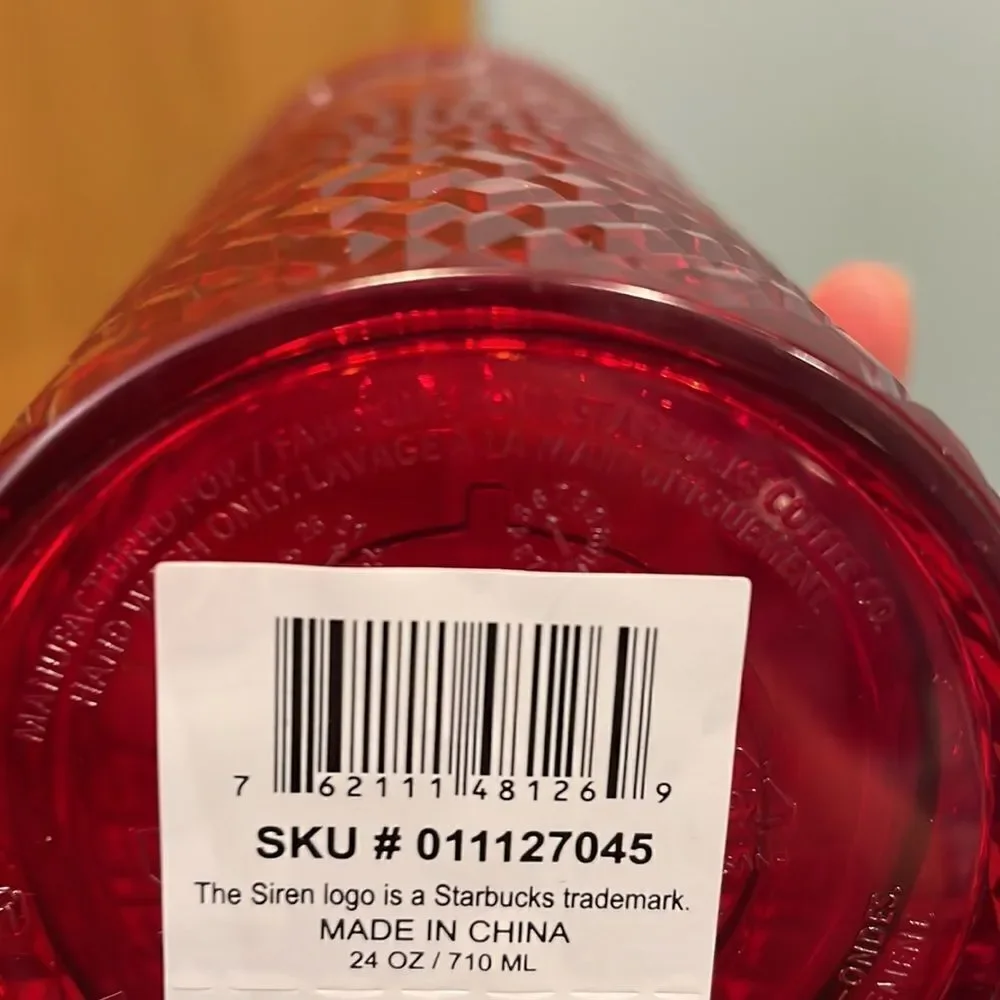 Nwt Starbucks Red Diamond Tumbler